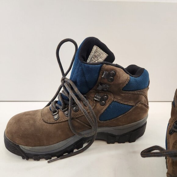 Merrell Hiking Boots Eagle Waterproof Womens Size 8.5 Brown Suede Wear Them Out - Picture 3 of 9